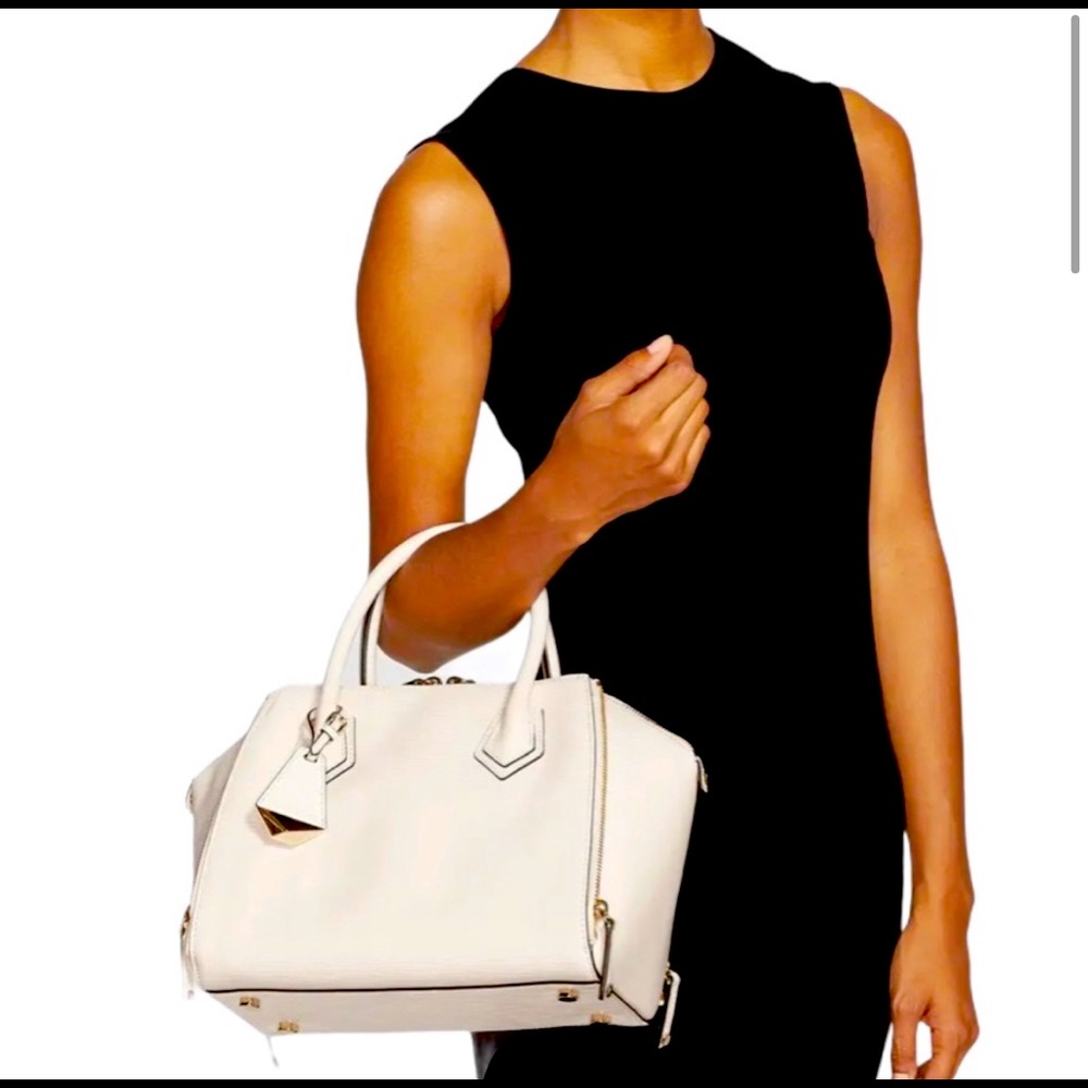 Rebecca Minkoff Mini Perry Satchel Purse White
